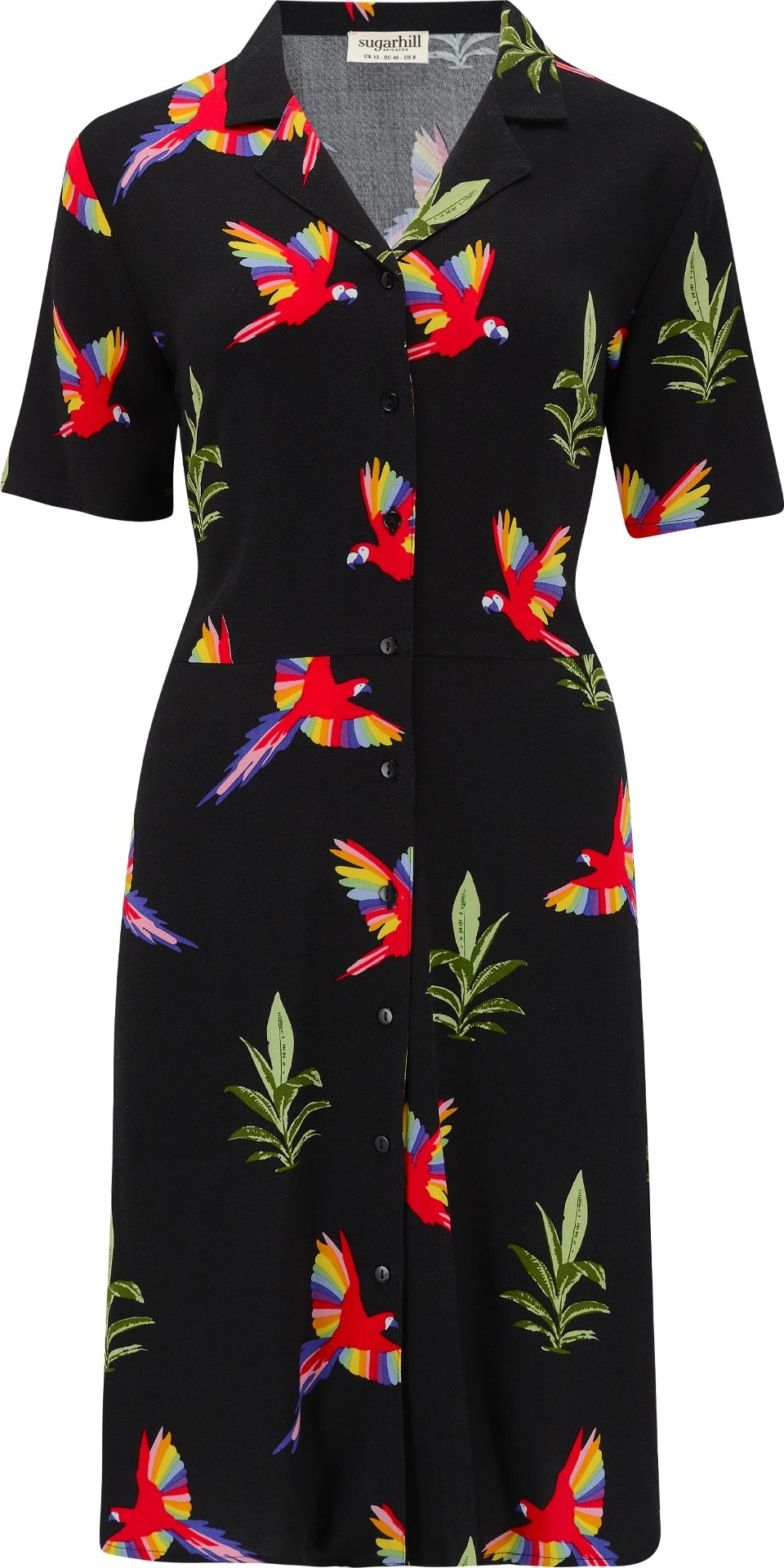 Sugarhill Brighton Košilové šaty 'Clemency' mix barev / černá