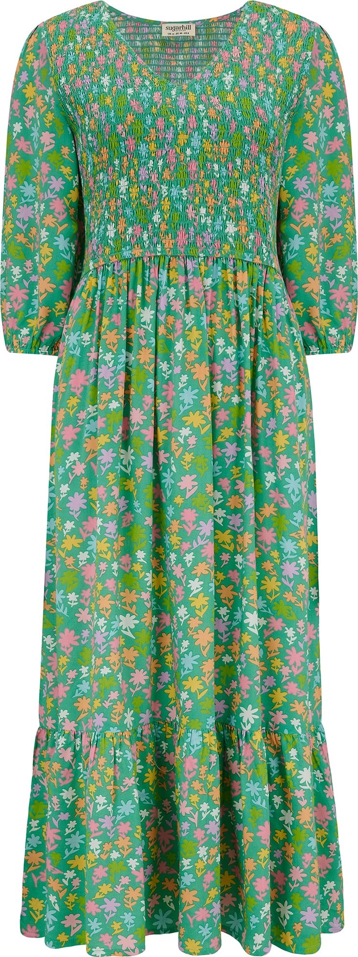 Sugarhill Brighton Šaty 'Magdalene' zelená / mix barev
