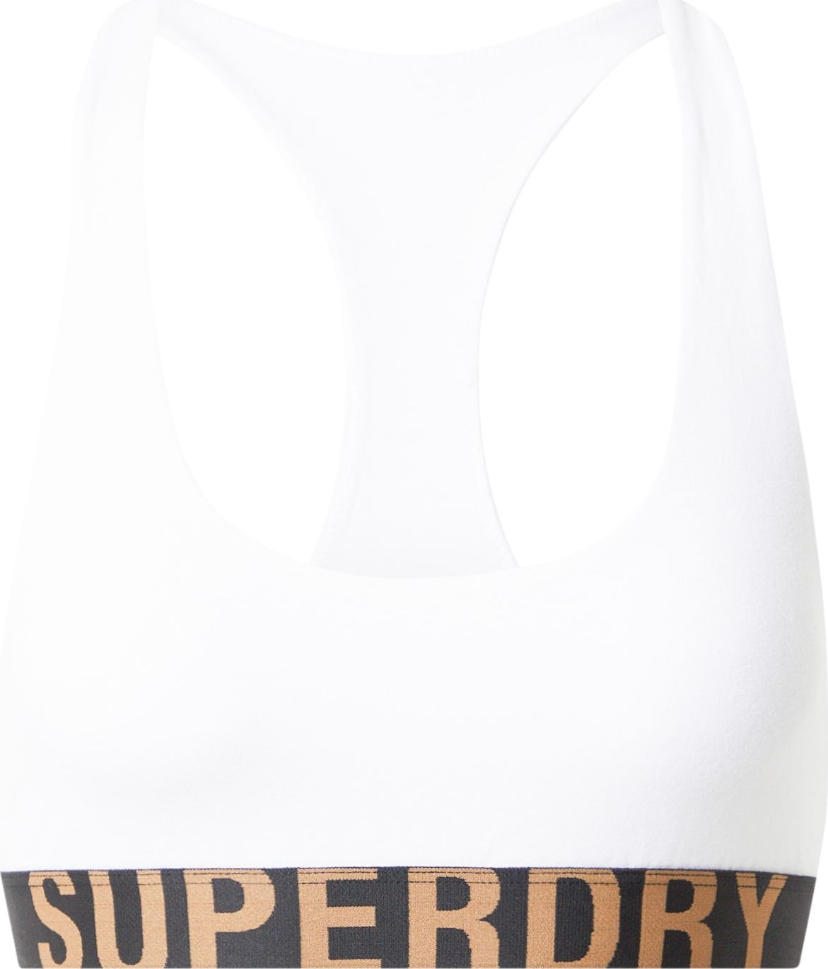 Superdry Podprsenka hnědá / černá / bílá