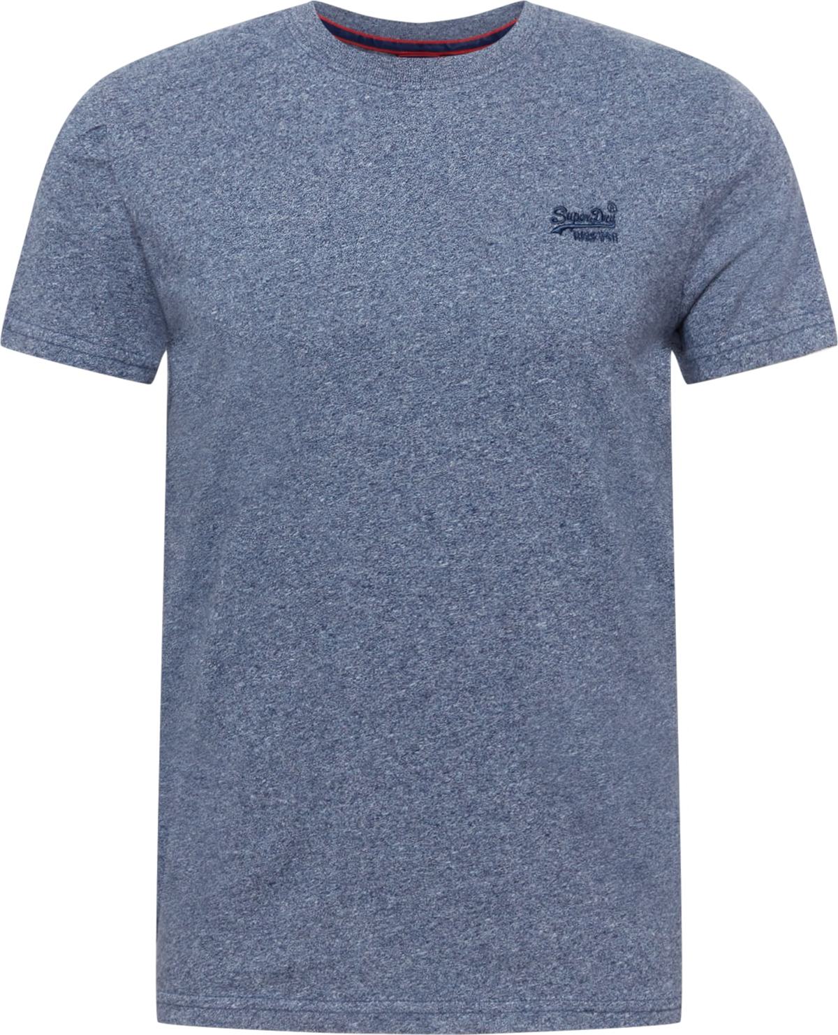 Superdry Tričko námořnická modř / chladná modrá