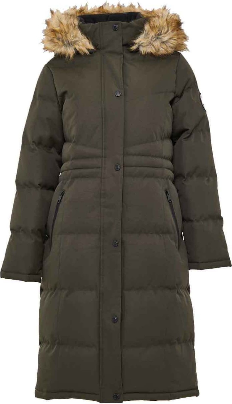 Threadbare Zimní kabát 'Arnie' světle hnědá / khaki