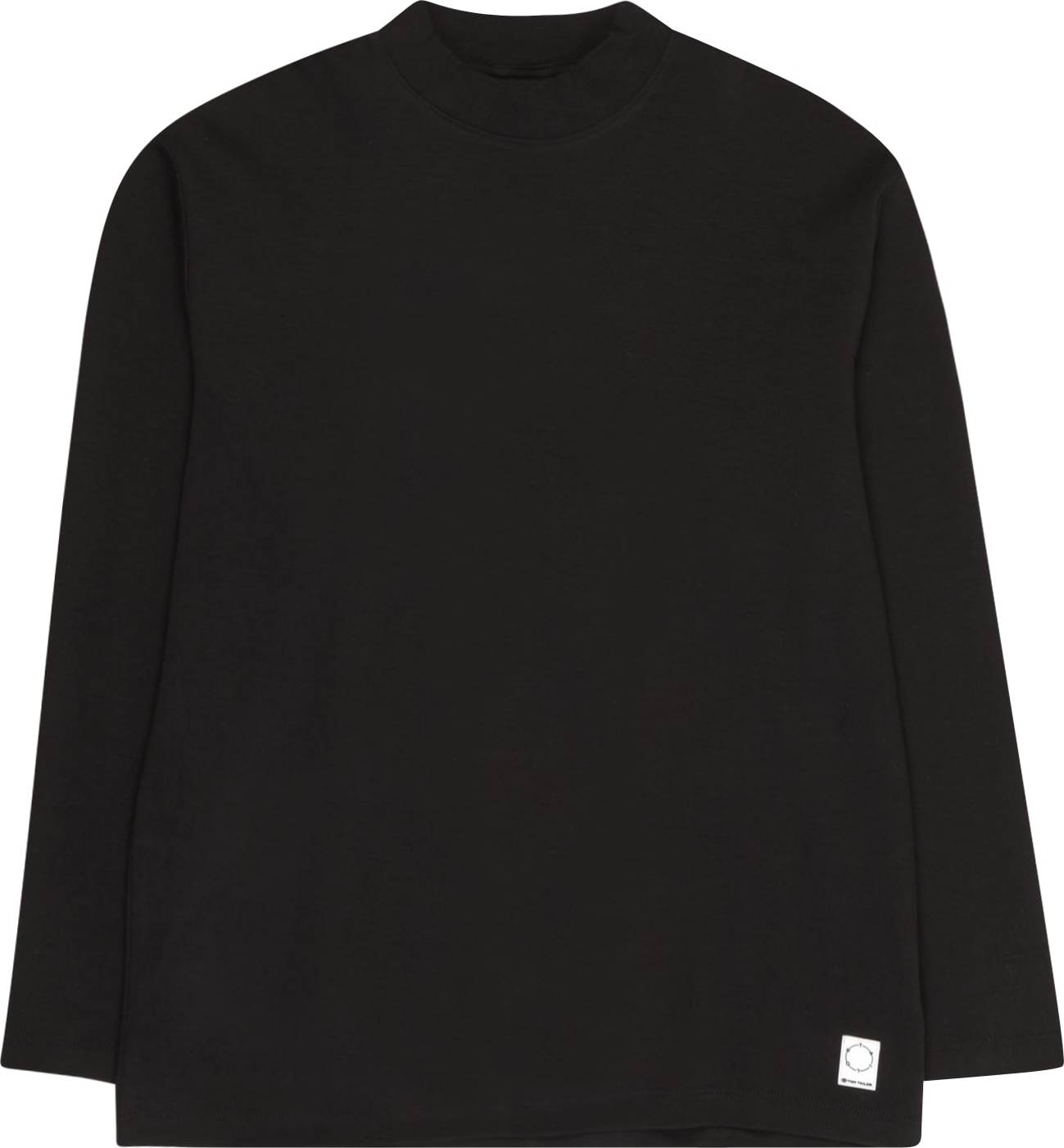 TOM TAILOR Tričko černá / přírodní bílá