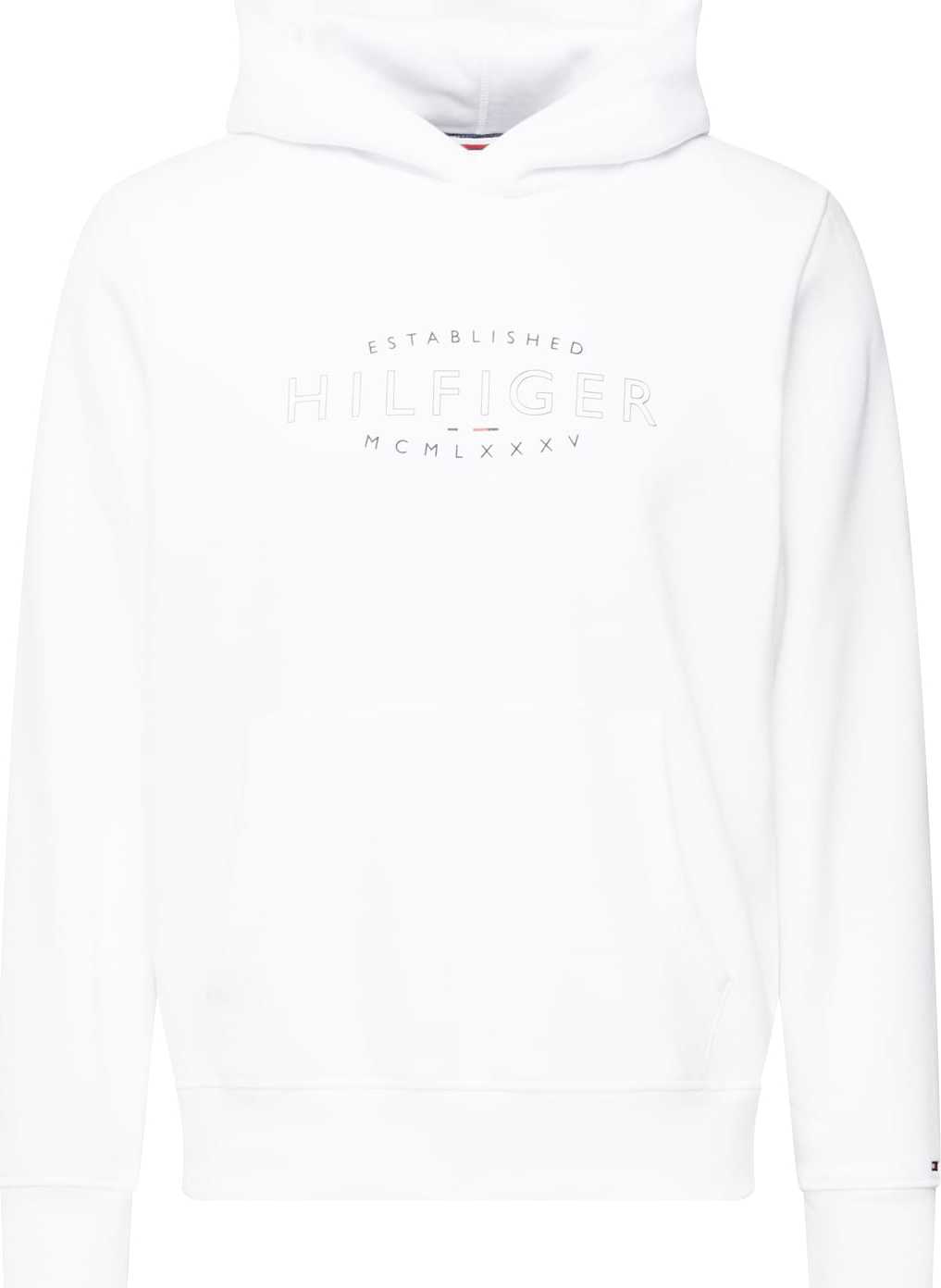 TOMMY HILFIGER Mikina noční modrá / grenadina / bílá