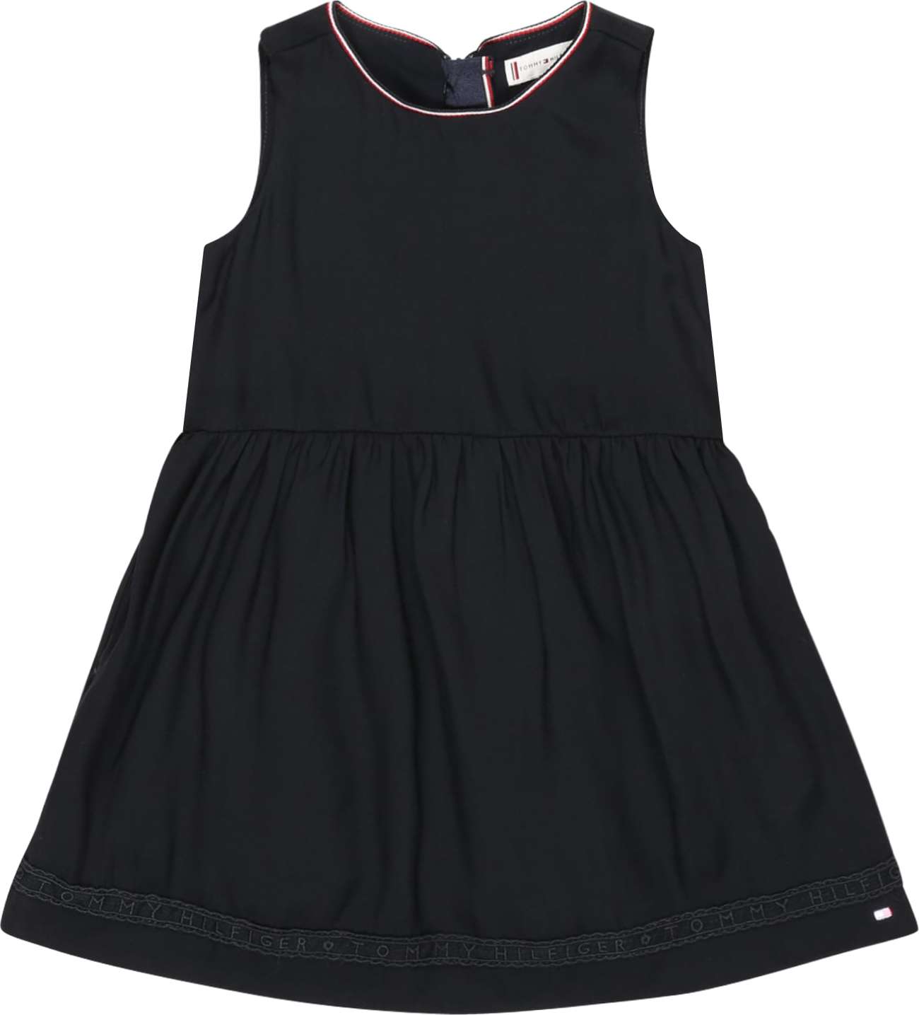 TOMMY HILFIGER Šaty marine modrá / červená / bílá