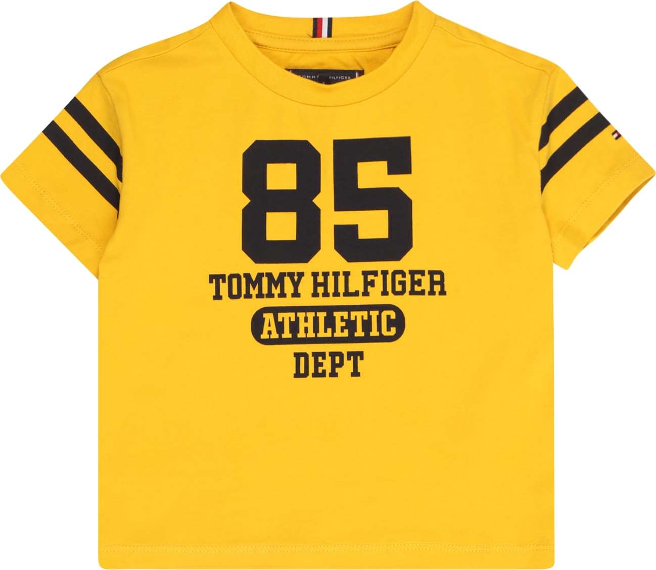 TOMMY HILFIGER Tričko žlutá / černá