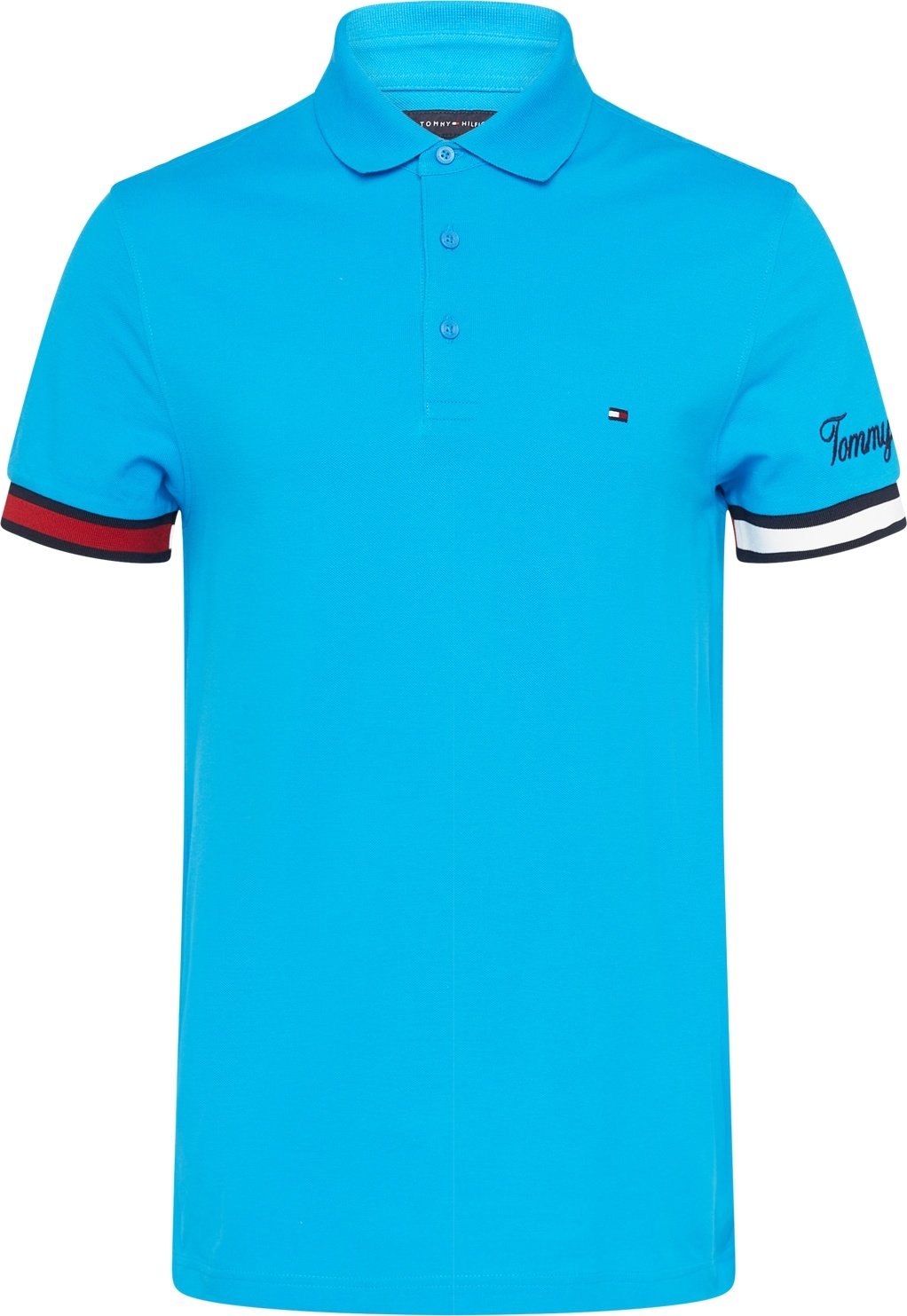 TOMMY HILFIGER Tričko modrá / černá / bílá