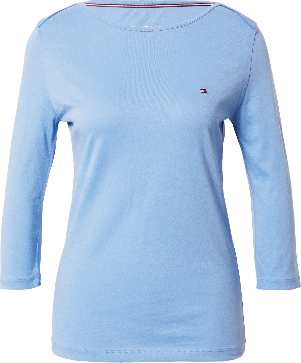 TOMMY HILFIGER Tričko námořnická modř / světlemodrá / červená / bílá