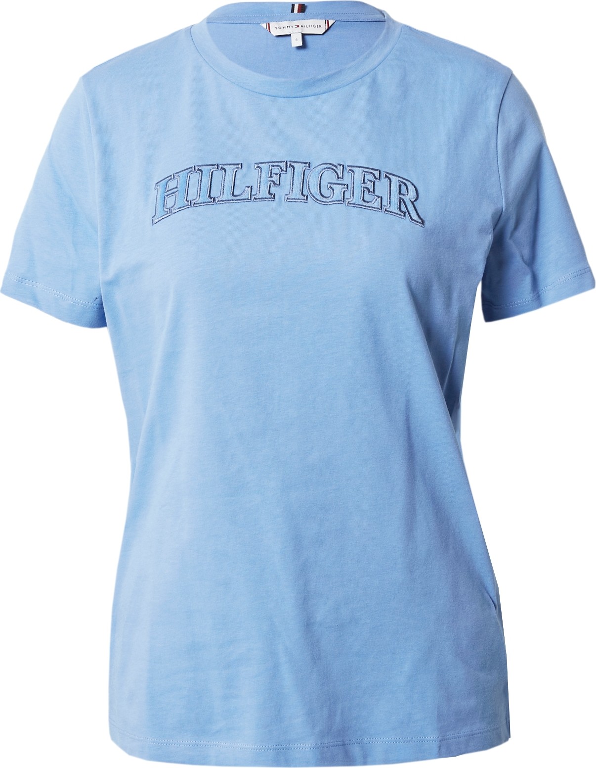 TOMMY HILFIGER Tričko námořnická modř / světlemodrá
