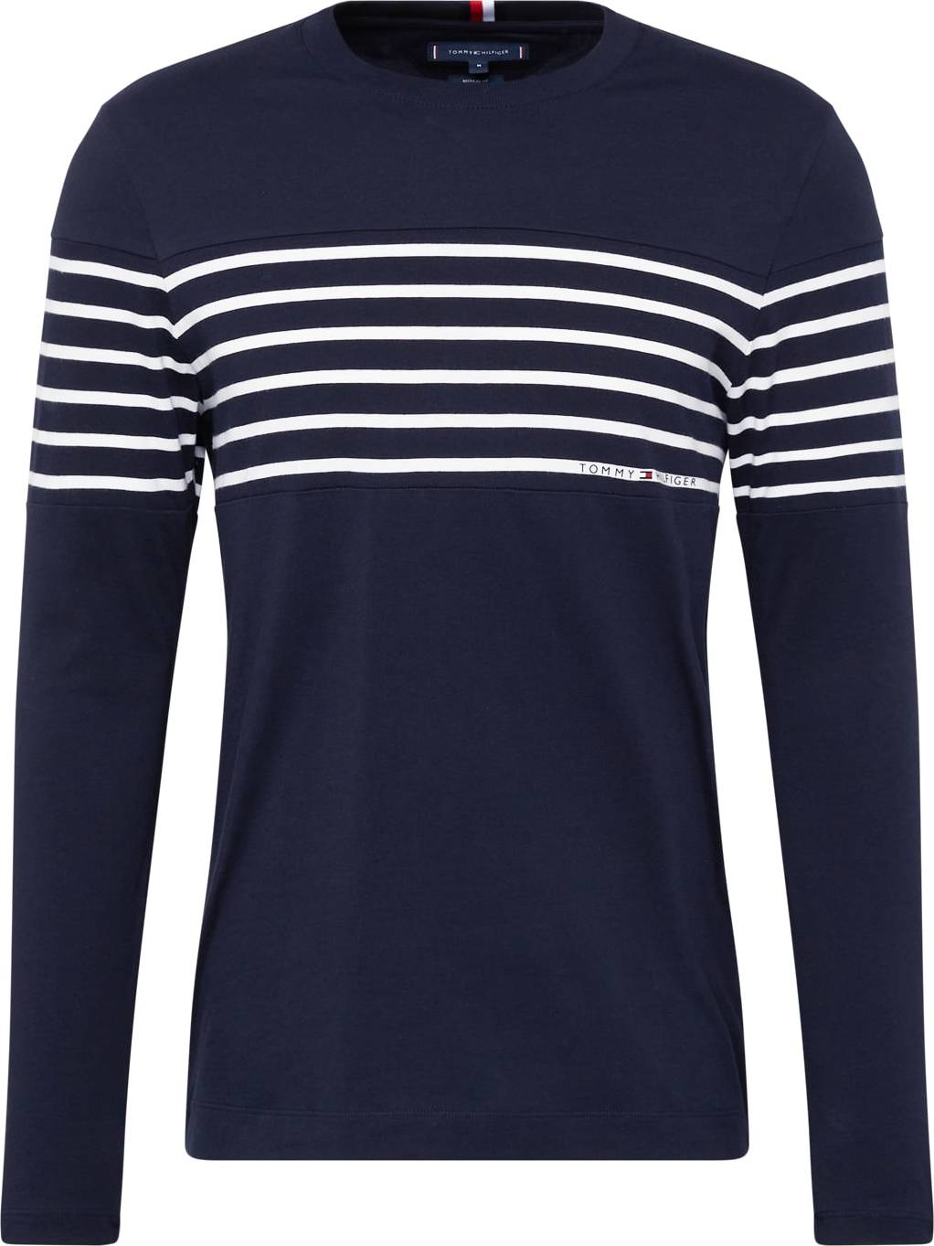 TOMMY HILFIGER Tričko noční modrá / červená / bílá