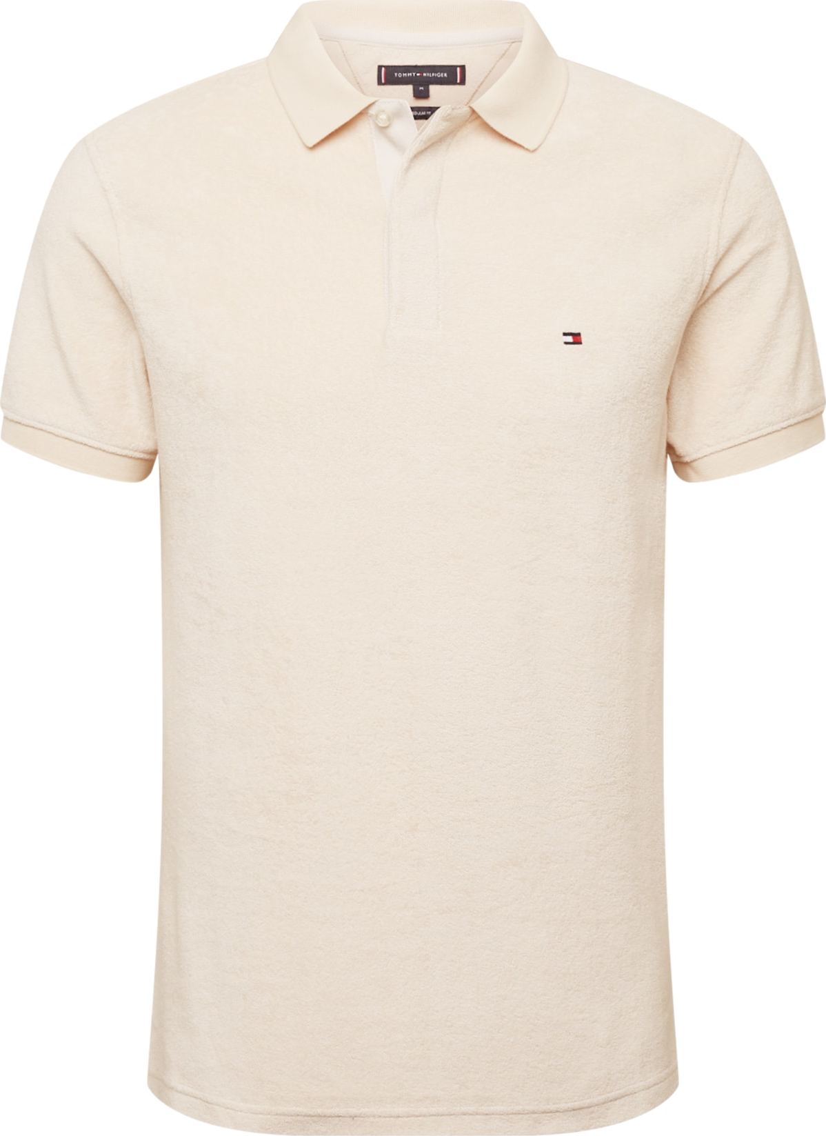 TOMMY HILFIGER Tričko světle béžová / námořnická modř / červená / bílá