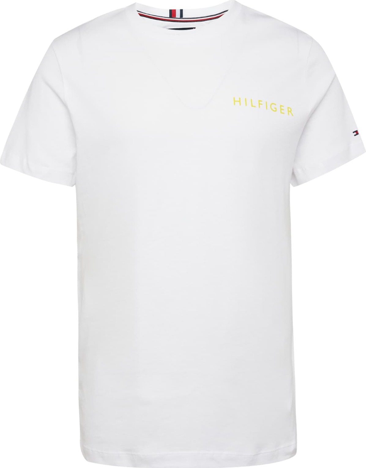 TOMMY HILFIGER Tričko žlutá / bílá