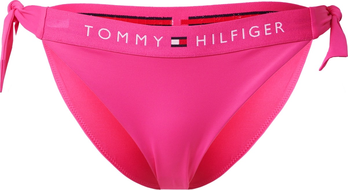 Tommy Hilfiger Underwear Spodní díl plavek pink / bílá