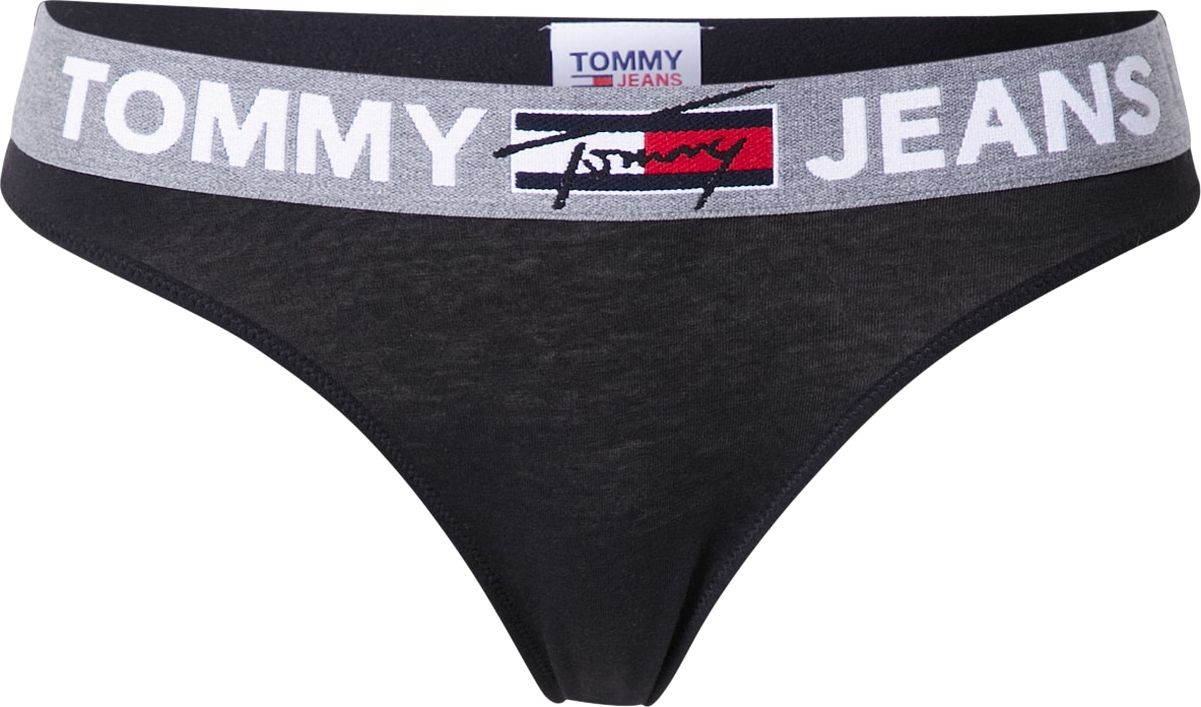Tommy Hilfiger Underwear Tanga námořnická modř / červená / černá / bílá