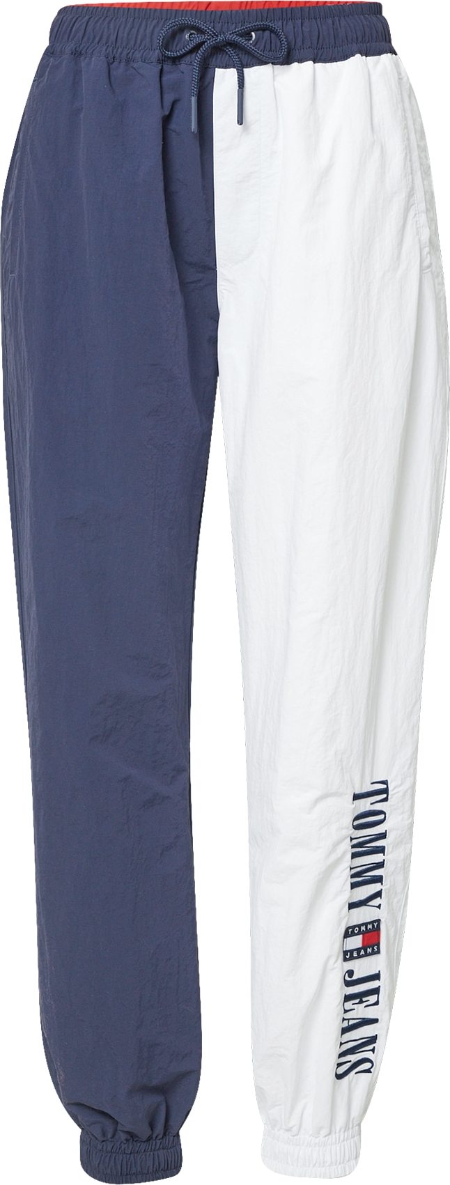 Tommy Jeans Kalhoty námořnická modř / červená / bílá