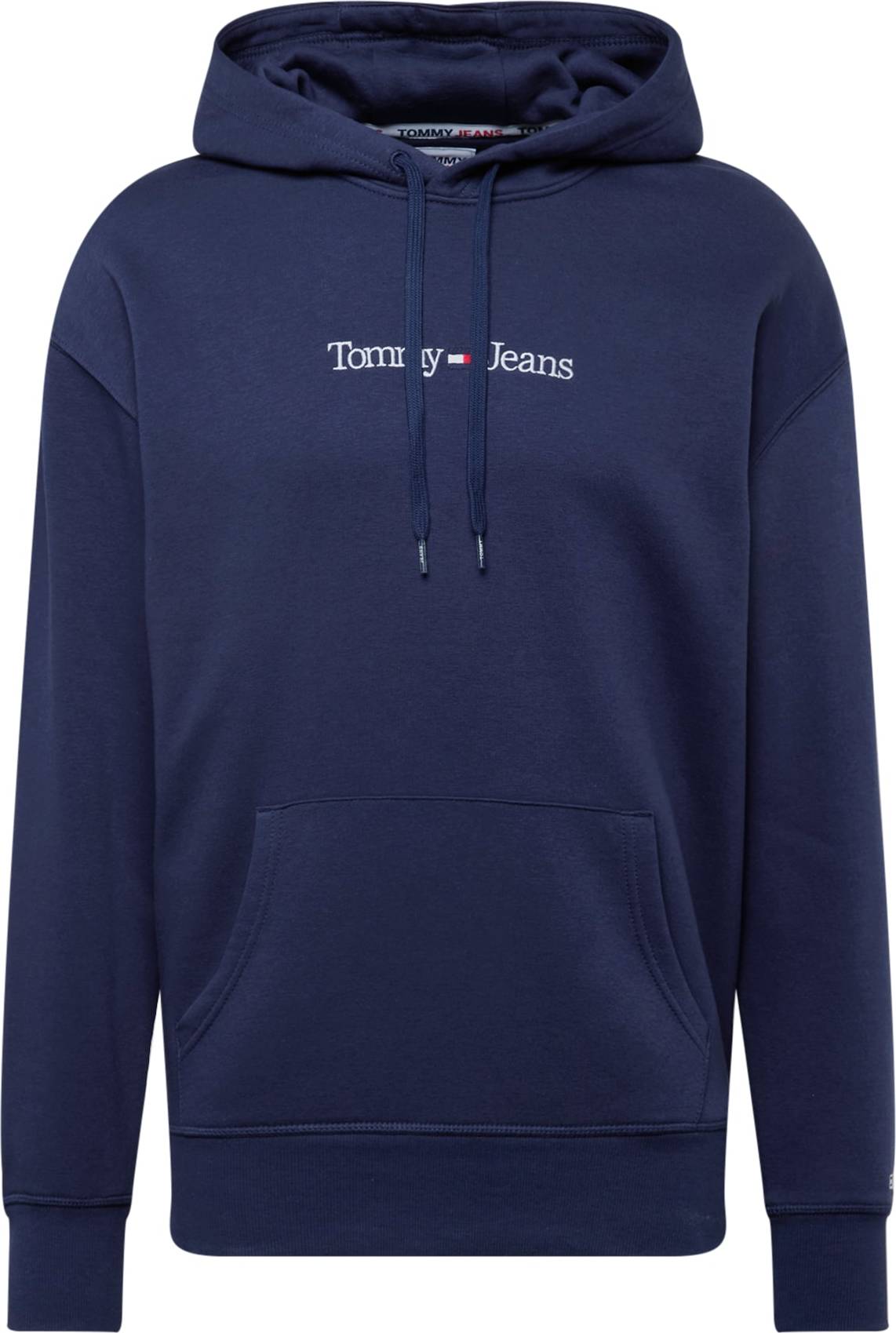 Tommy Jeans Mikina námořnická modř / červená / bílá