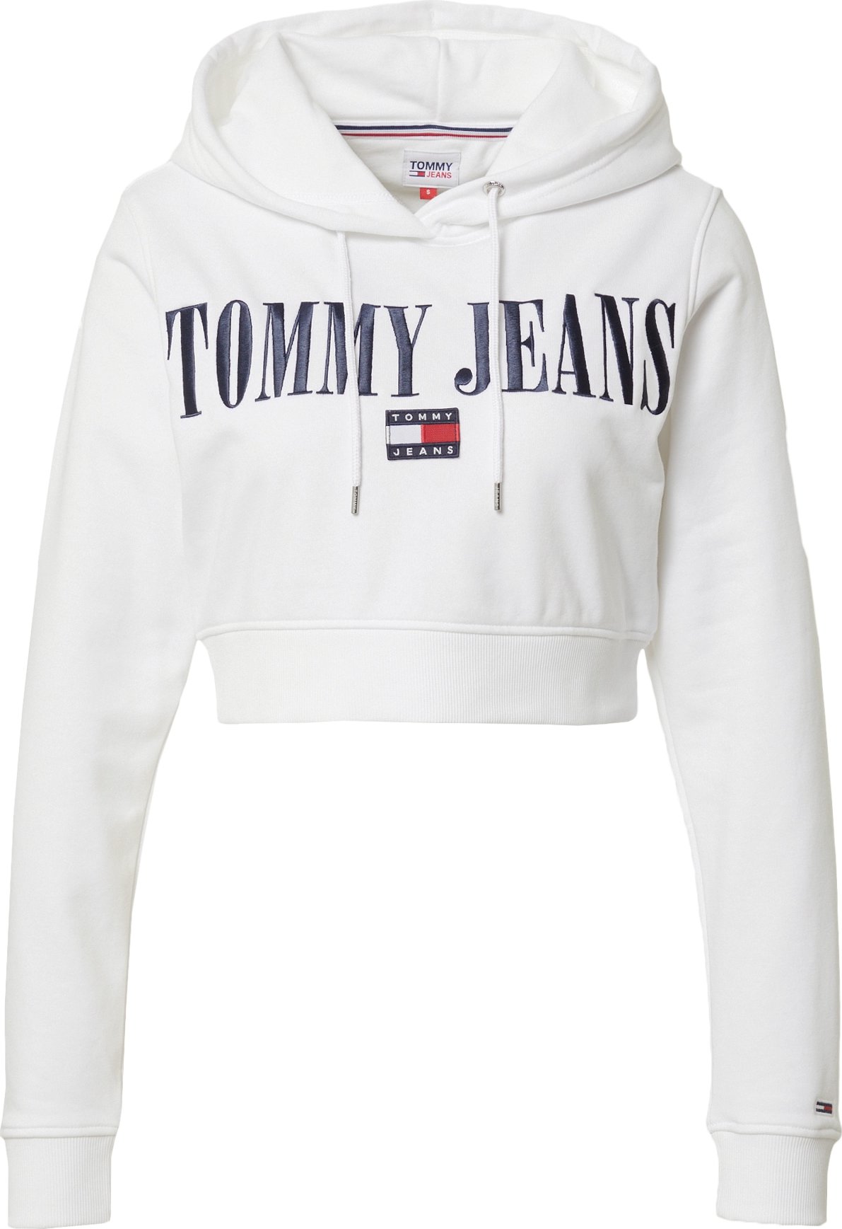 Tommy Jeans Mikina námořnická modř / červená / bílá