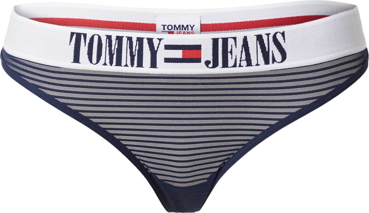 Tommy Jeans Tanga námořnická modř / červená / bílá
