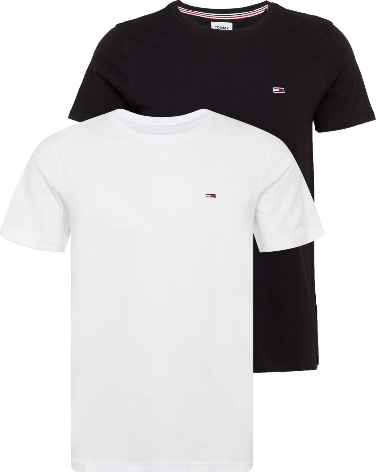 Tommy Jeans Tričko námořnická modř / červená / černá / bílá