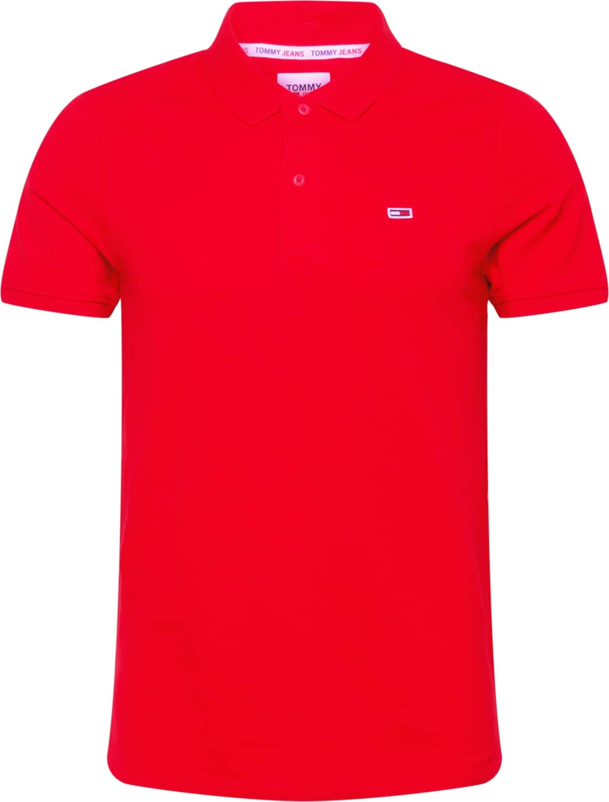 Tommy Jeans Tričko 'Essentials' námořnická modř / světle červená / bílá