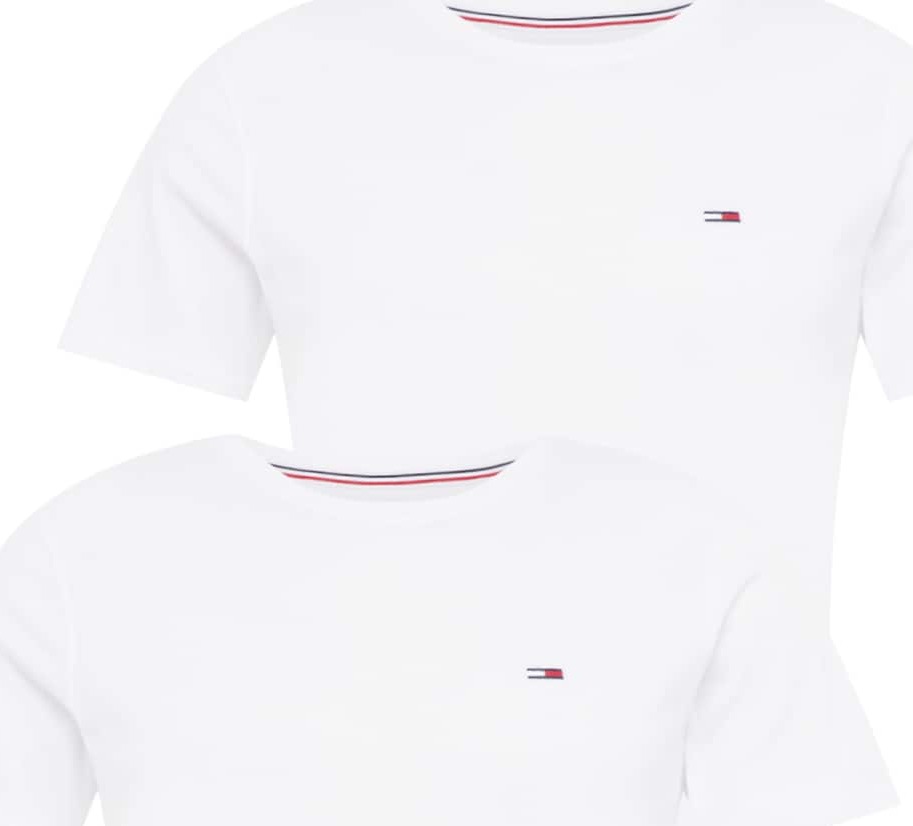 Tommy Jeans Tričko námořnická modř / červená / bílá