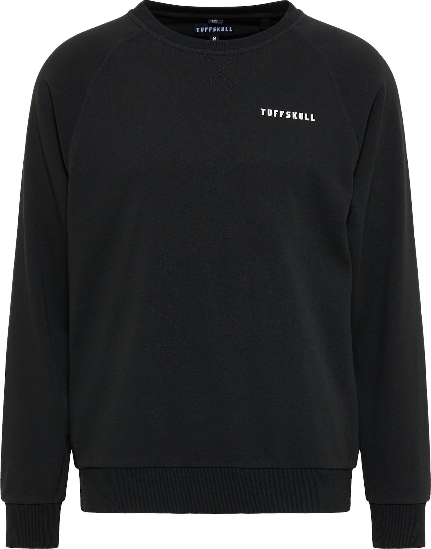 TUFFSKULL Mikina černá / bílá
