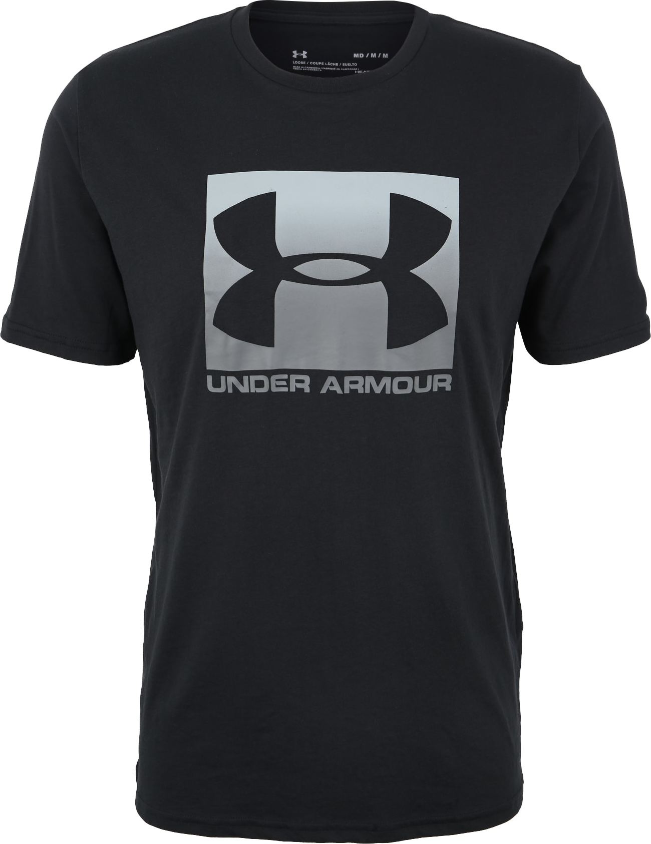 UNDER ARMOUR Funkční tričko světle šedá / černá
