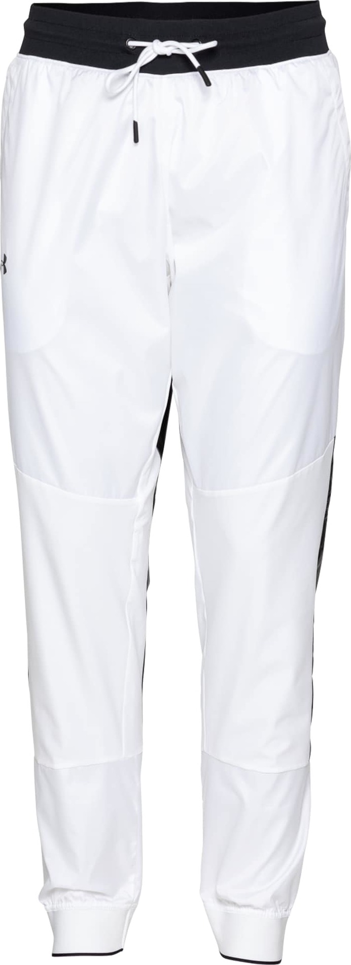 UNDER ARMOUR Sportovní kalhoty černá / bílá