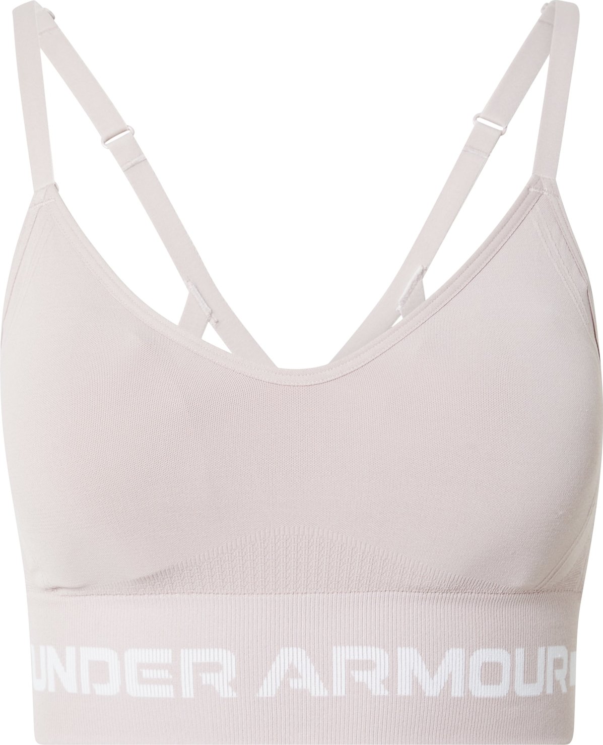 UNDER ARMOUR Sportovní podprsenka pudrová / offwhite