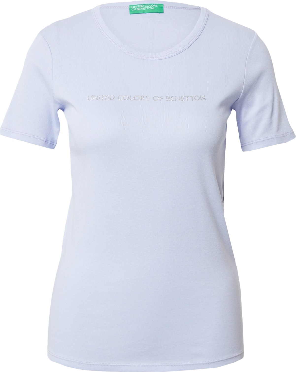 UNITED COLORS OF BENETTON Tričko lenvandulová / stříbrná