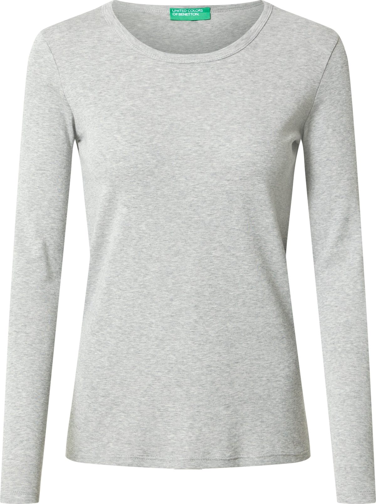 UNITED COLORS OF BENETTON Tričko světle šedá / šedý melír