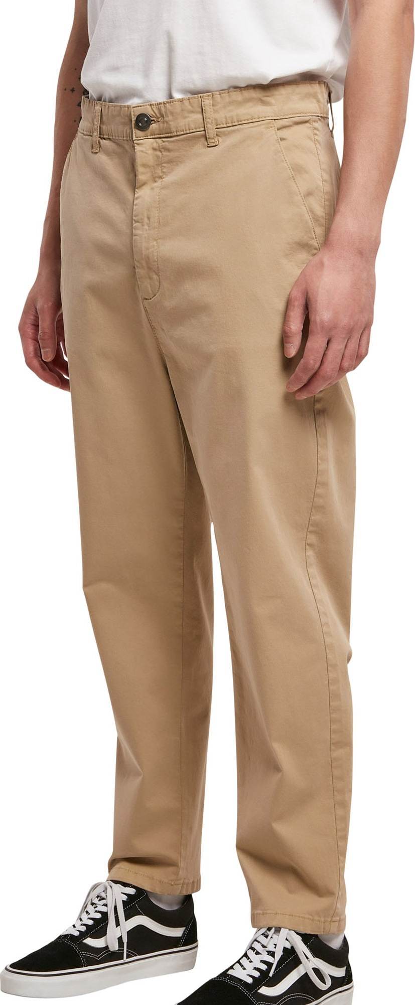 Urban Classics Chino kalhoty béžová