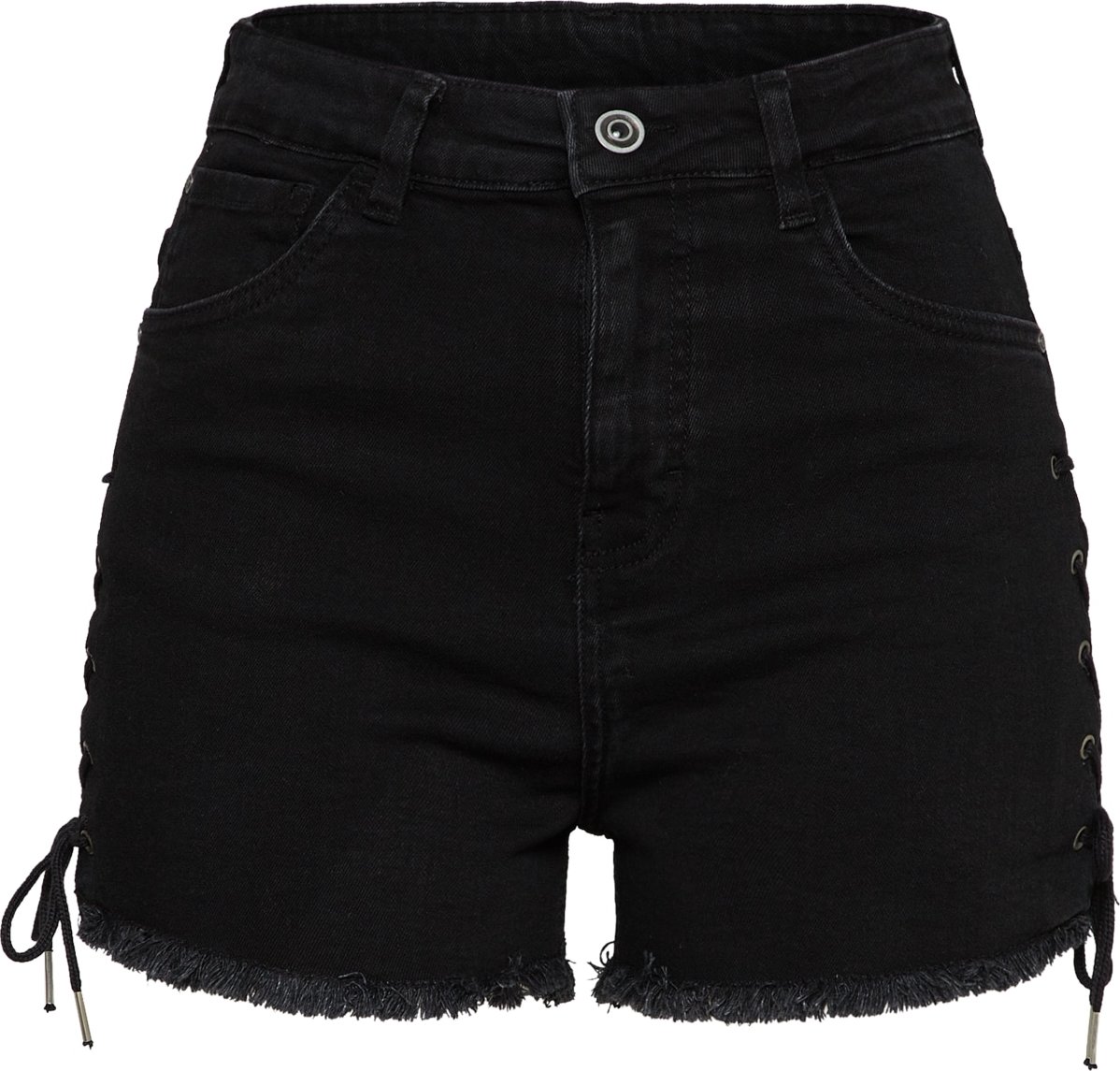 Urban Classics Džíny černá džínovina