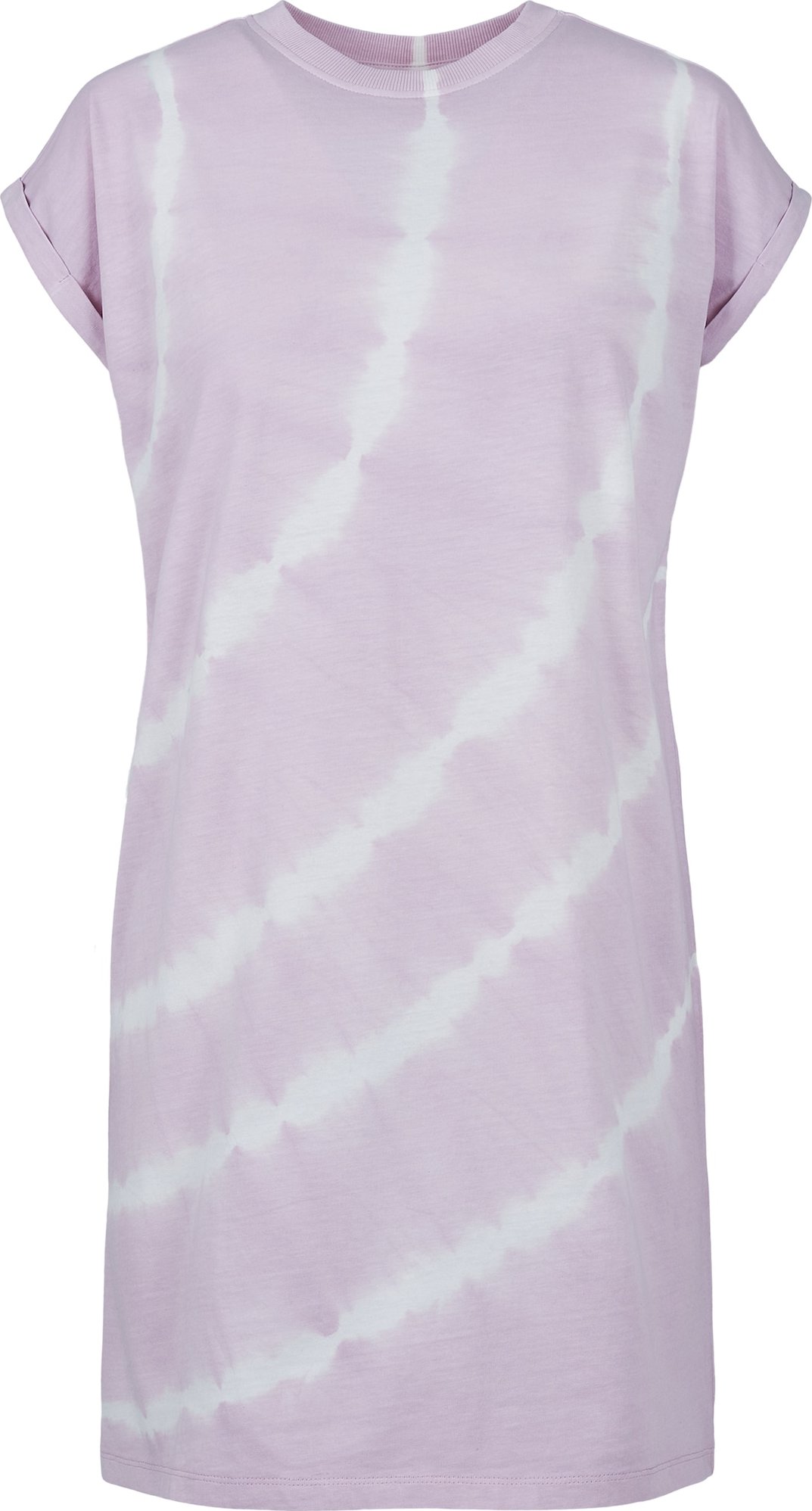 Urban Classics Šaty pink / bílá