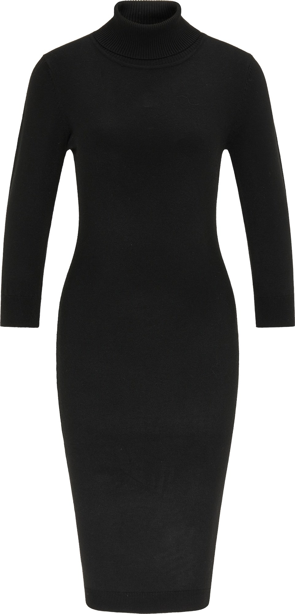 usha BLACK LABEL Úpletové šaty černá