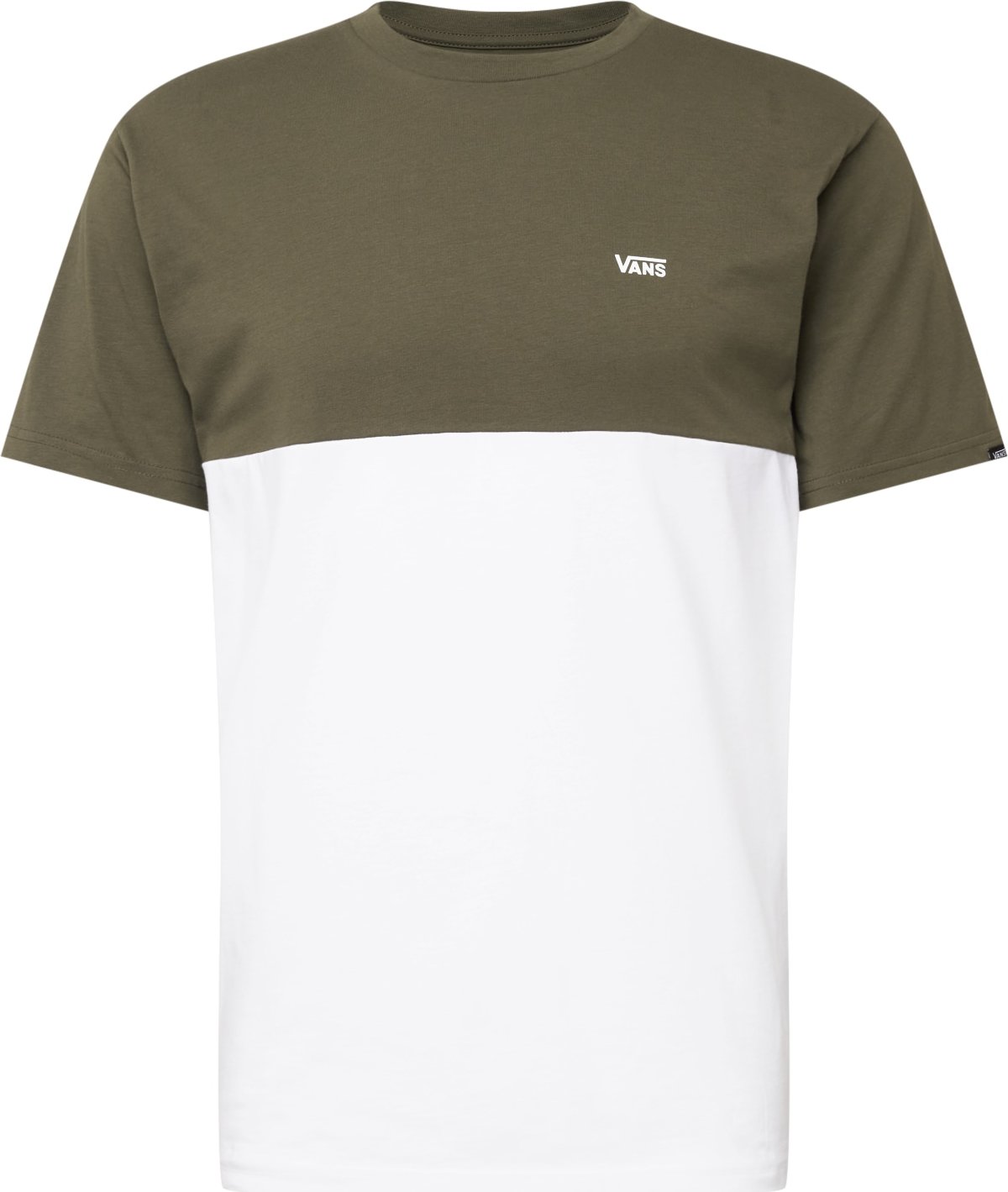 VANS Tričko olivová / bílá