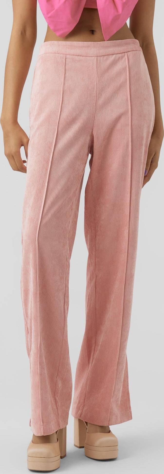 Vero Moda Collab Kalhoty 'Kae' růžová