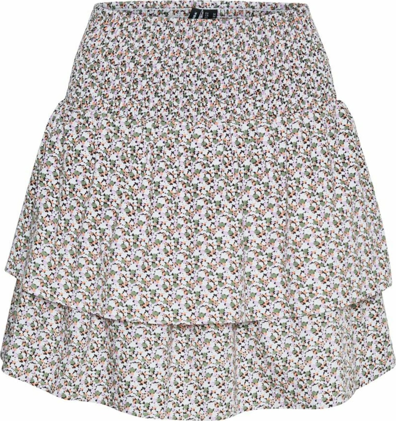 VERO MODA Sukně 'Lykke' zelená / fialová / pink / bílá