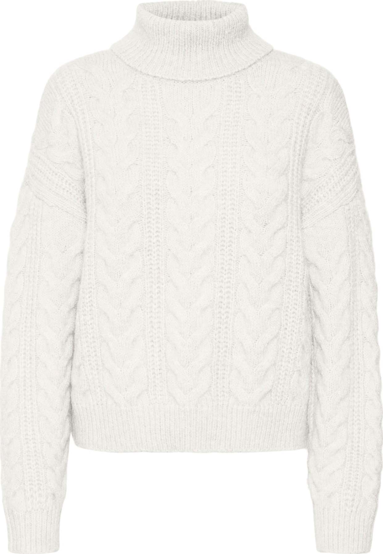 VERO MODA Svetr 'SIENA' přírodní bílá