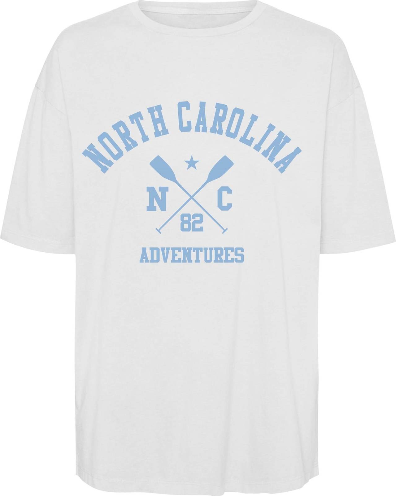 VERO MODA Tričko 'Forever' světlemodrá / bílá