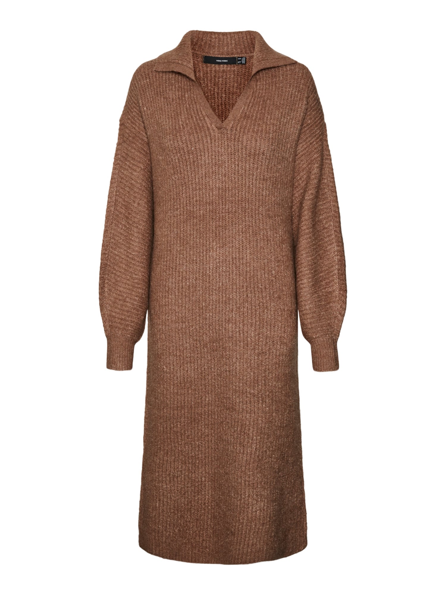 VERO MODA Úpletové šaty 'Filene' hnědá