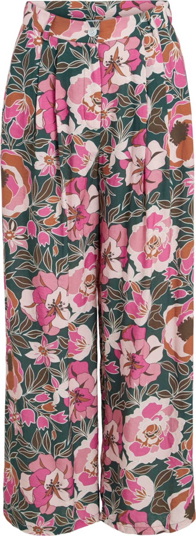 VILA Kalhoty se sklady v pase 'Nusia' mix barev