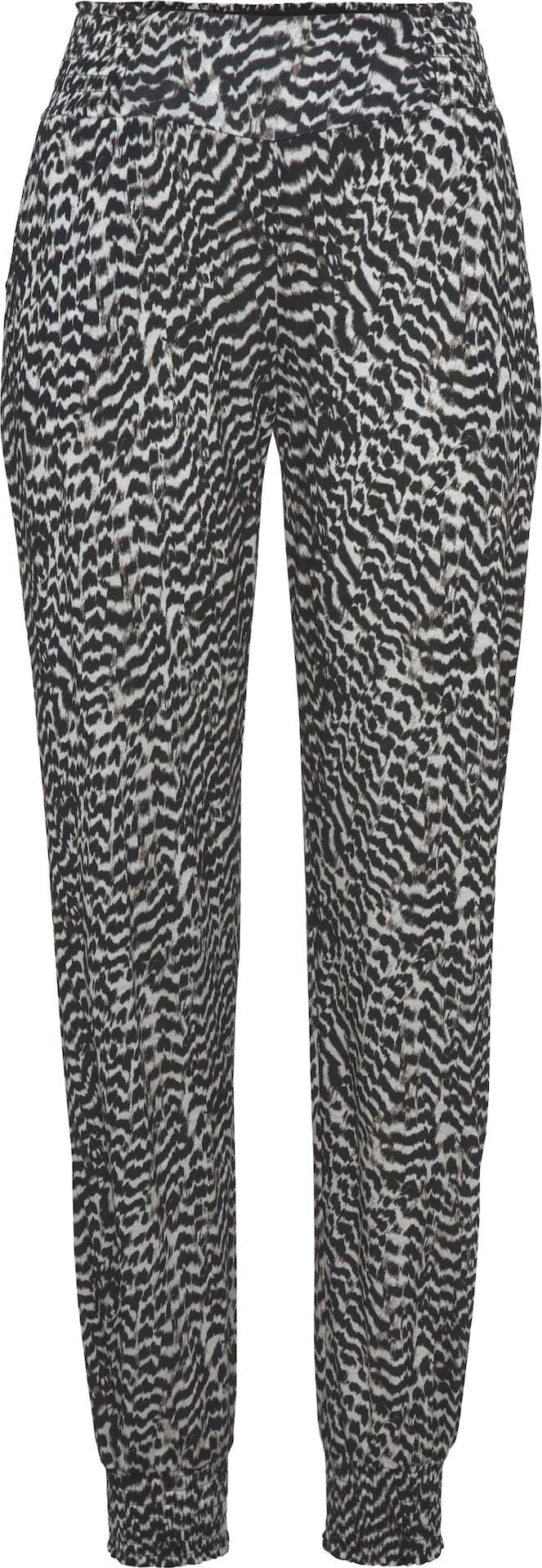 VIVANCE Kalhoty kámen / černá