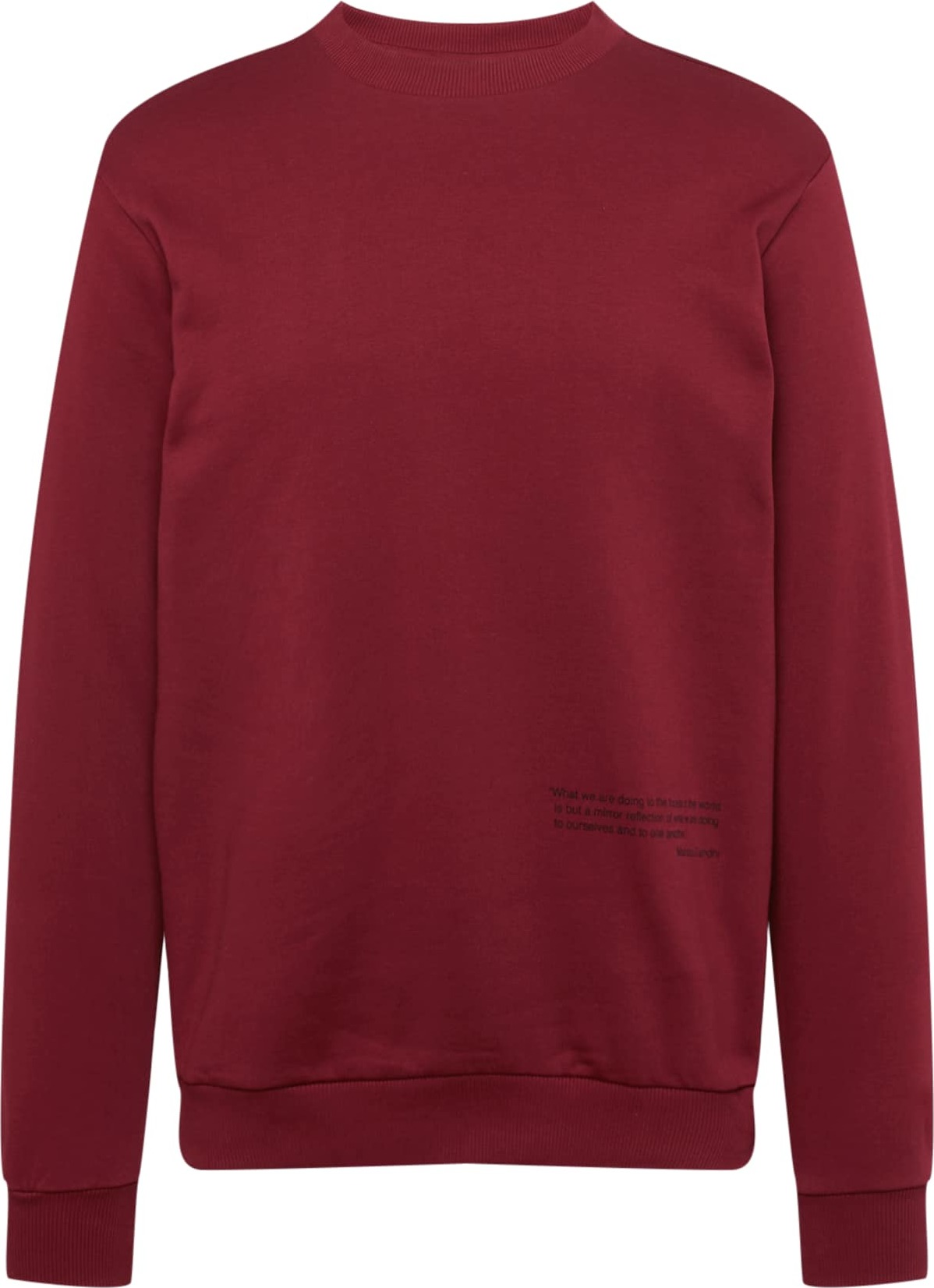 WESTMARK LONDON Mikina 'LOGAN' bordó / černá