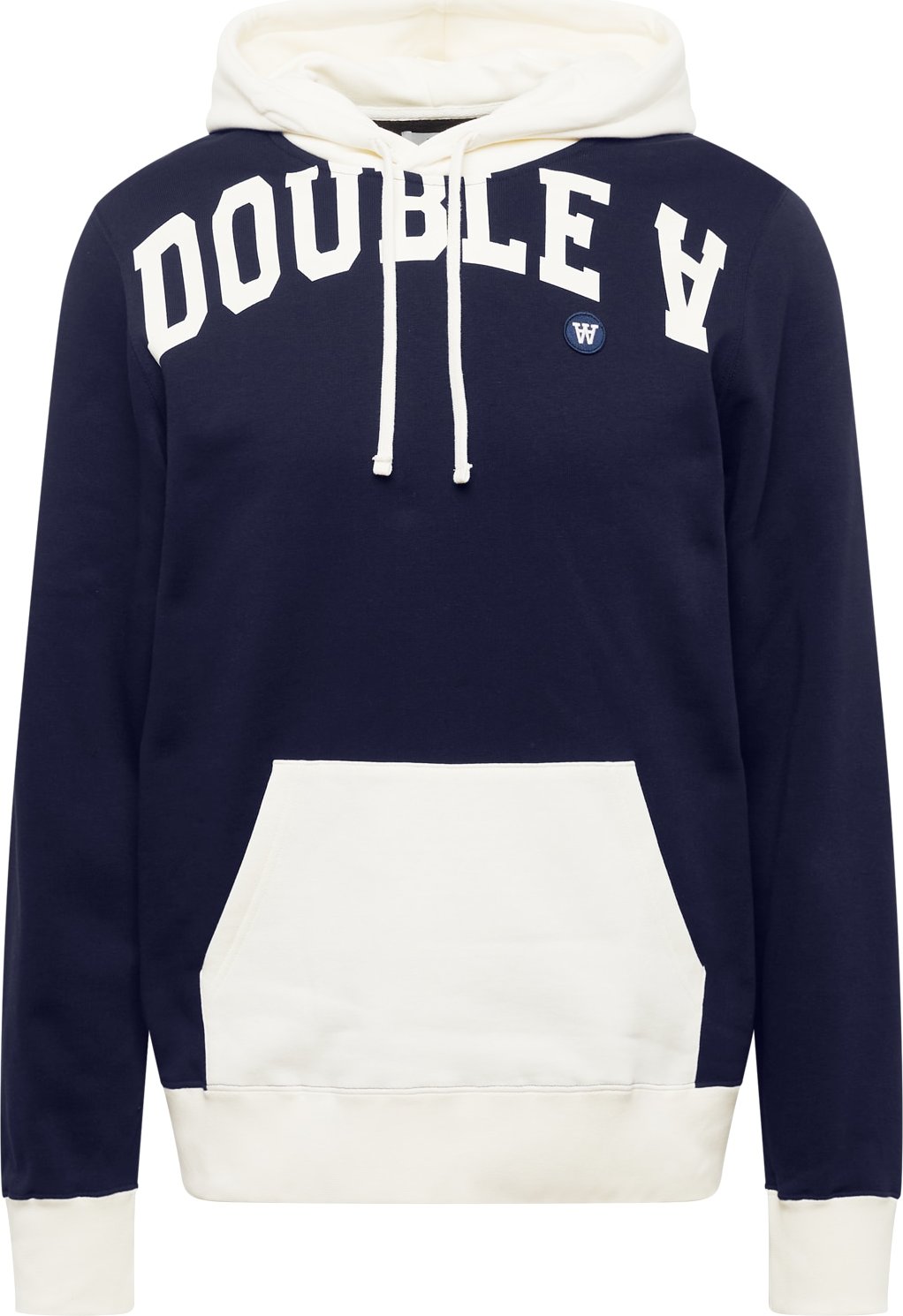 WOOD WOOD Mikina 'Ian' námořnická modř / bílá