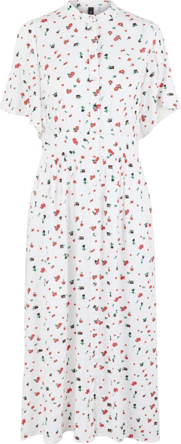 Y.A.S Košilové šaty 'RIMO' mix barev / bílá