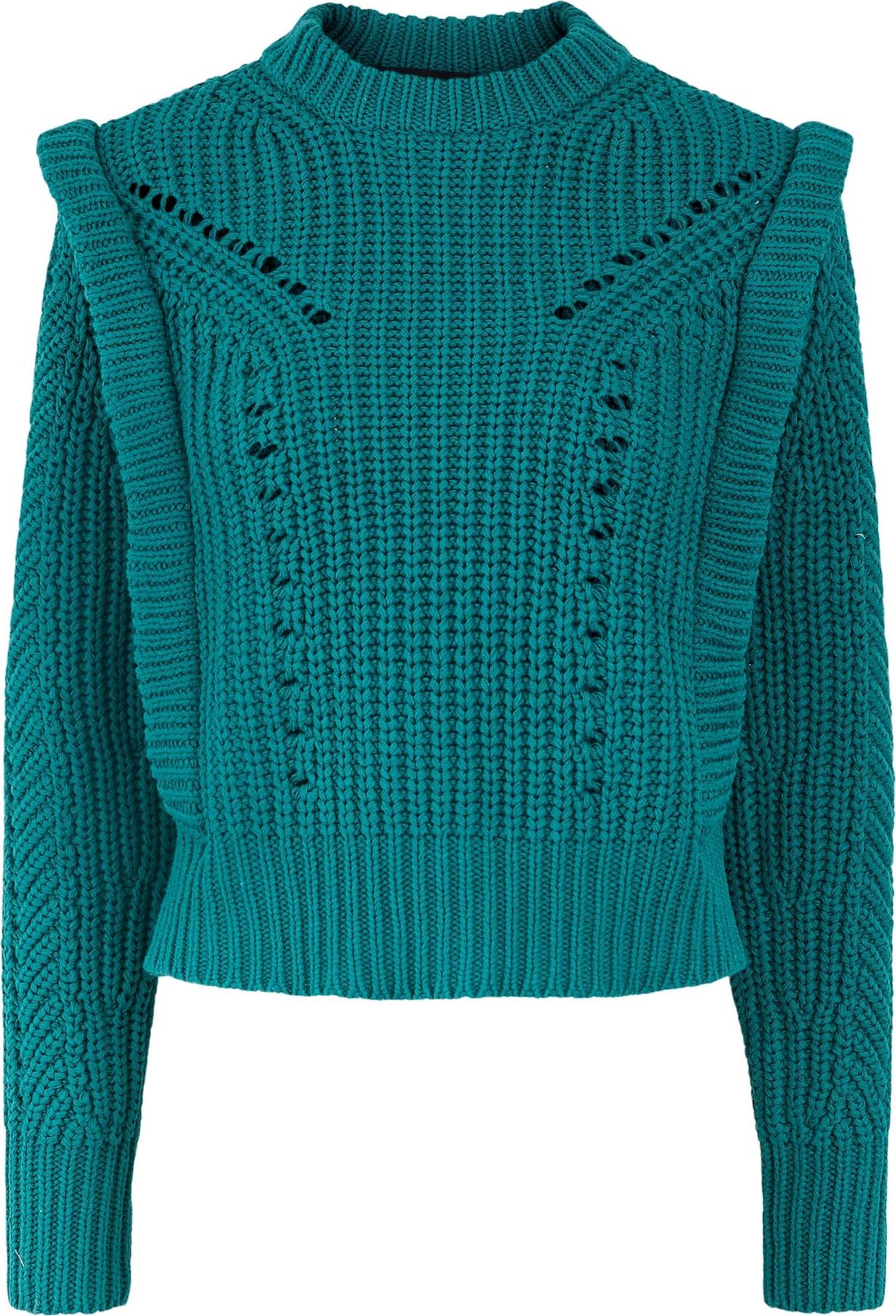 Y.A.S Svetr 'Alpi' tyrkysová