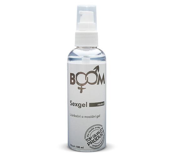 BOOM SexGel lubrikační gel 100 ml - neutral BOOM