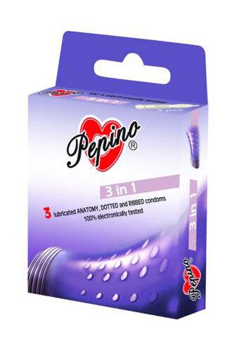 Pepino kondomy 3v1 - 3 ks Pepino