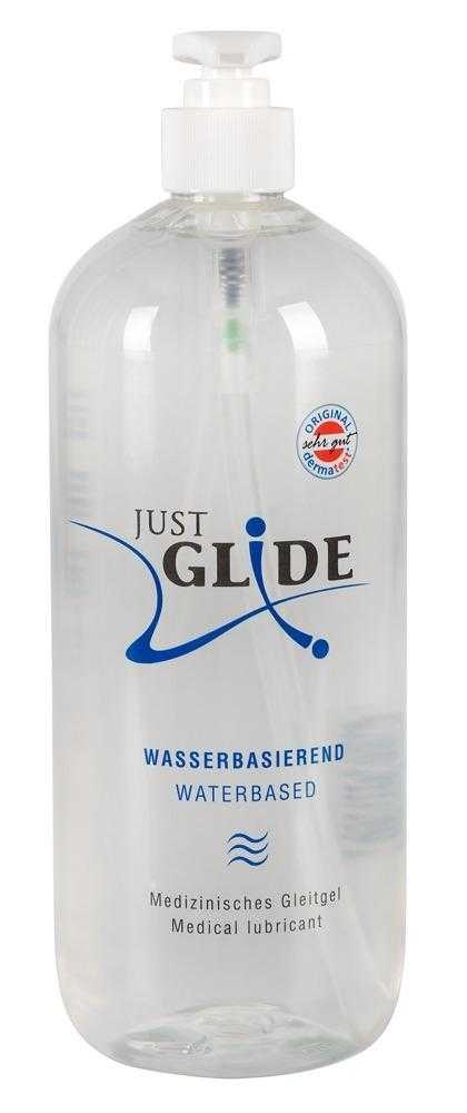 Just Glide Waterbased Lubrikační gel 1 l Just Glide