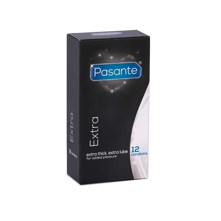 Pasante zesílené kondomy Extra 12 ks Pasante